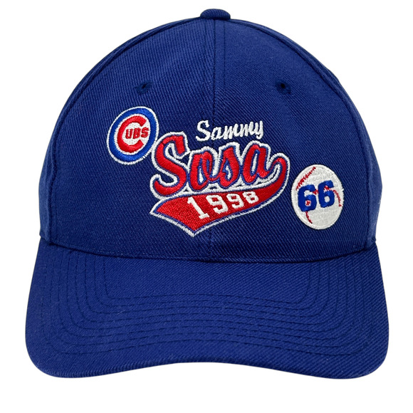 Vintage 90s Chicago Cubs Sammy Sosa Hat Baseball Cap Sports Specialties Snapback - Picture 1 of 10